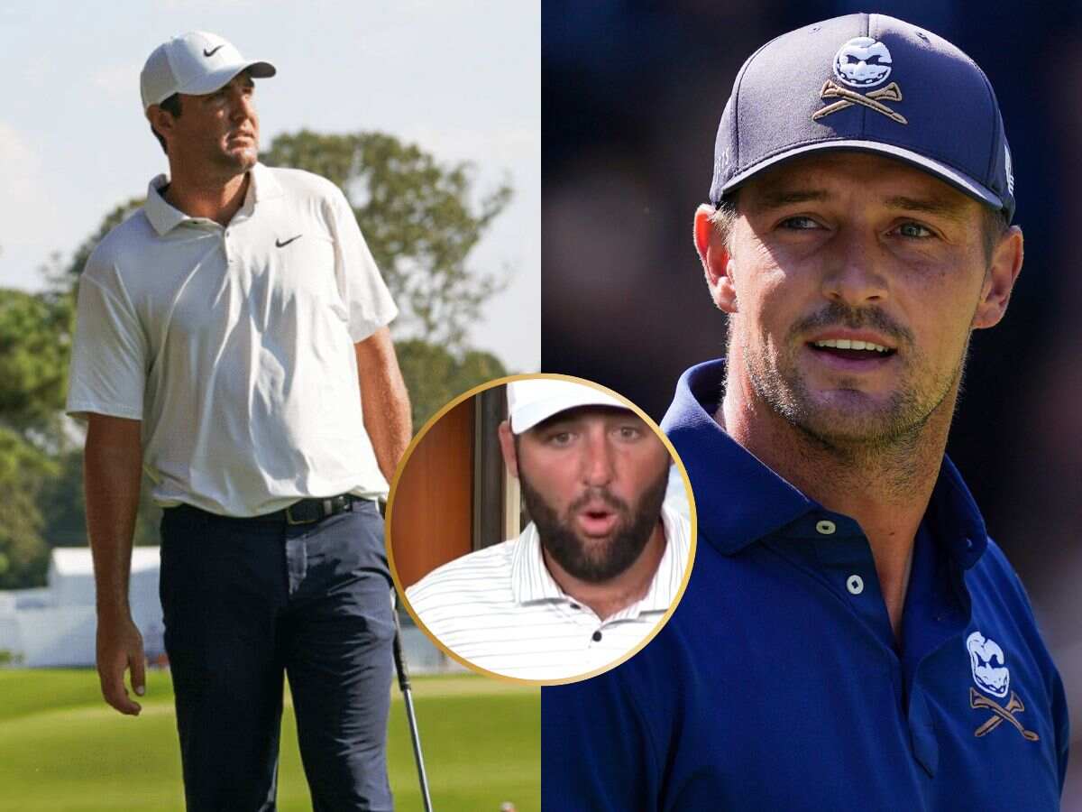 WATCH: Scottie Scheffler's priceless reaction to Bryson DeChambeau's ...