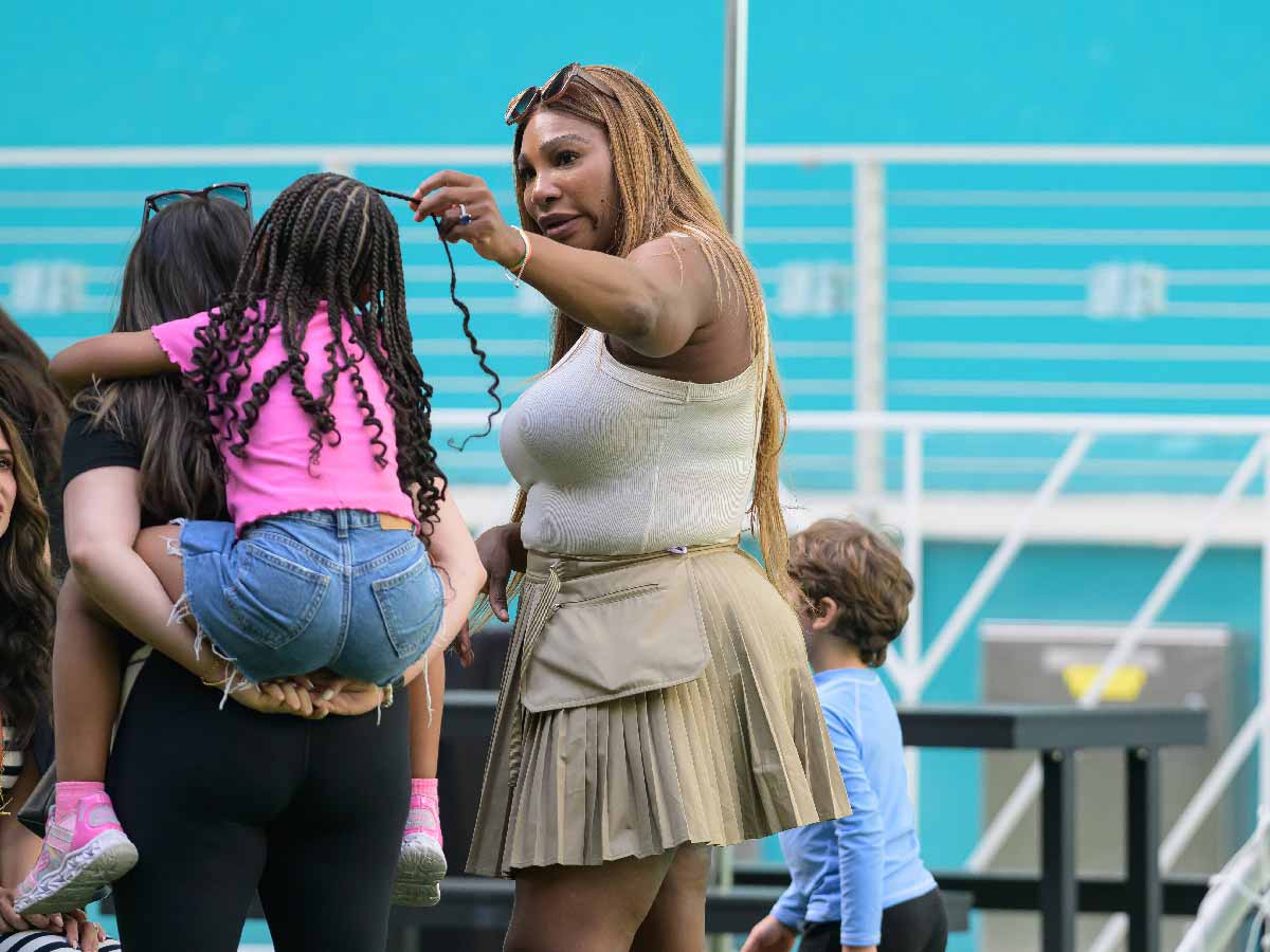 “Just to be a good mom,” Motherhood and business take the centre stage for Serena Williams as she enjoys her time away from tennis