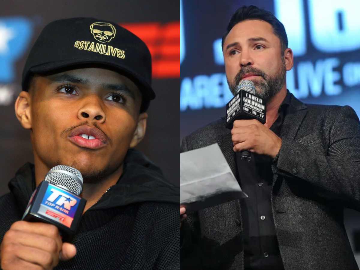 “Haven’t heard nothing yet,” Shakur Stevenson accuses Oscar De La Hoya of using his name to promote William Zepeda