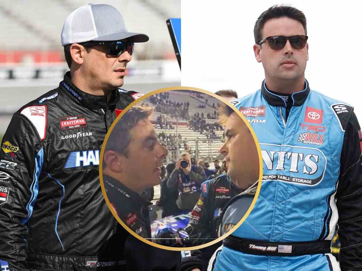 WATCH: “Your better than these f***ing kids”- Furious Timmy Hill confronts Stewart Friesen after Martinsville run-in