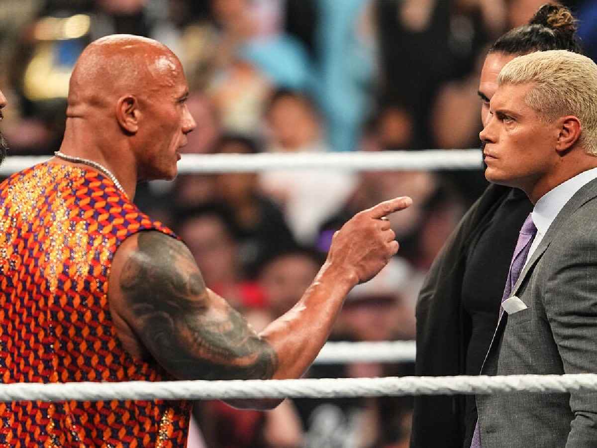 The Rock and Cody Rhodes