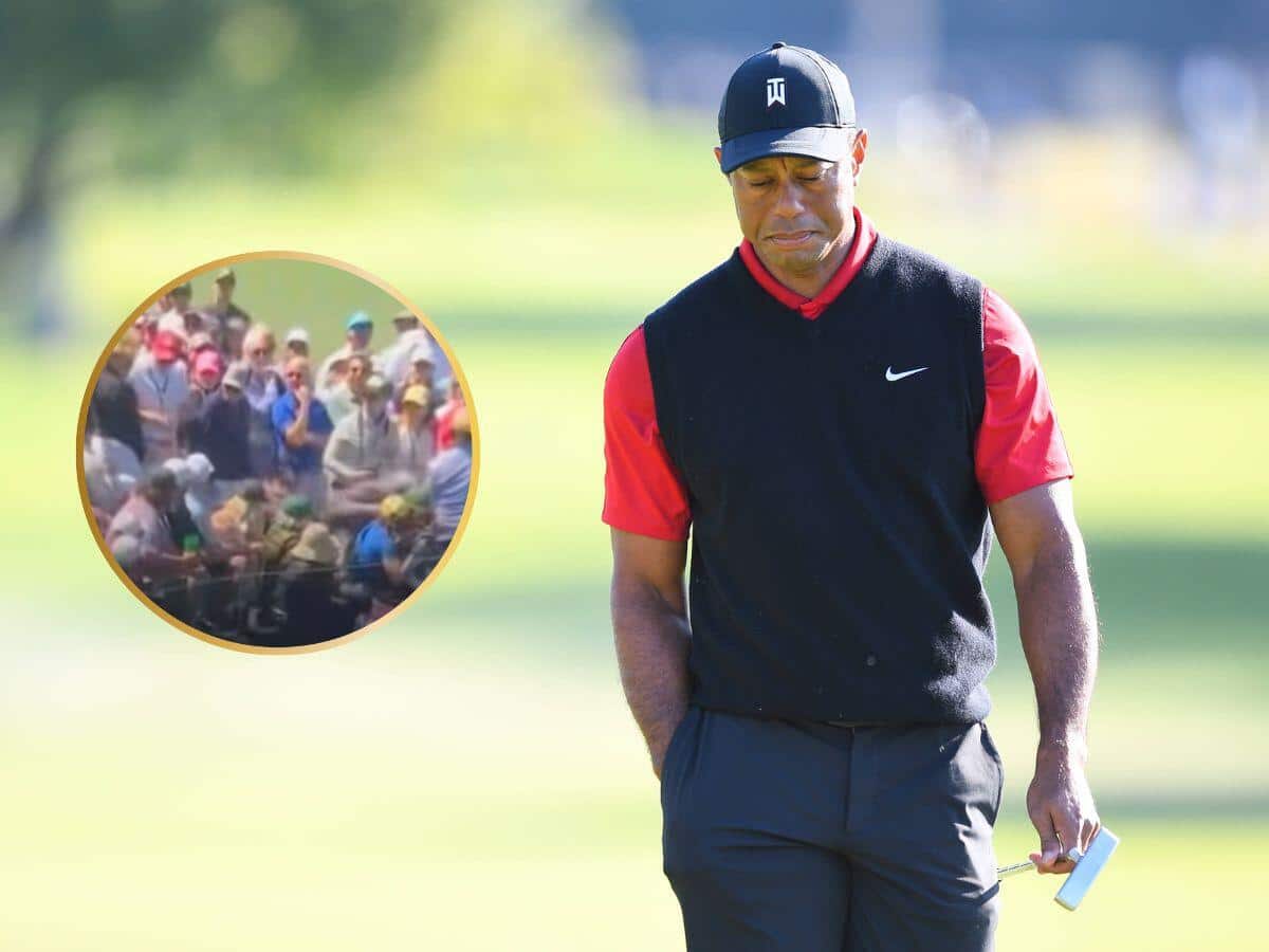 WATCH: “Bro got doinked,” Fans react as Tiger Woods’ accidentally KNOCKS DOWN spectator at The Masters