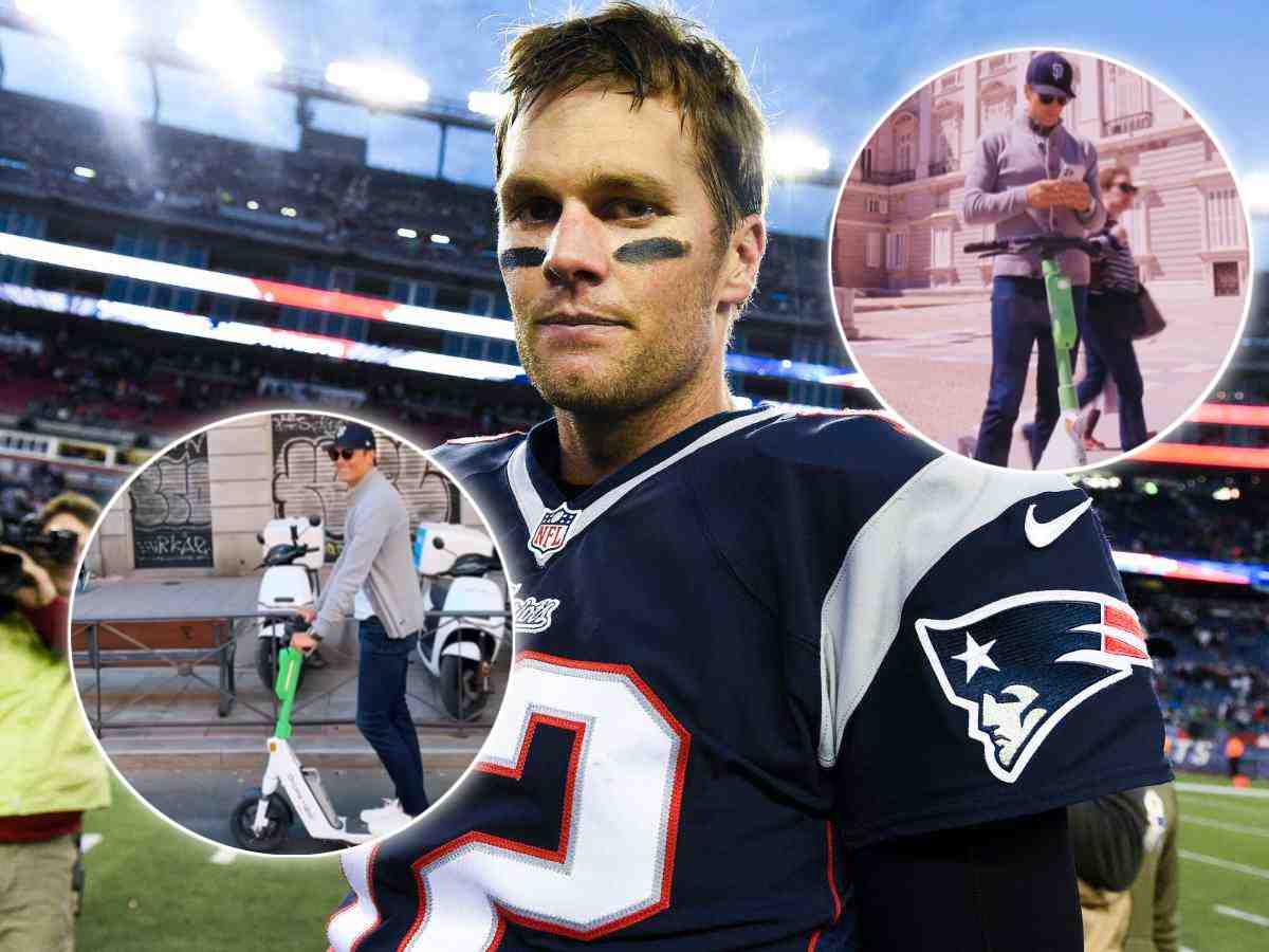 WATCH: Tom Brady enjoys electric scooter ride on the streets of Madrid before seeing ‘El-Classico’ between Barcelona and Real Madrid