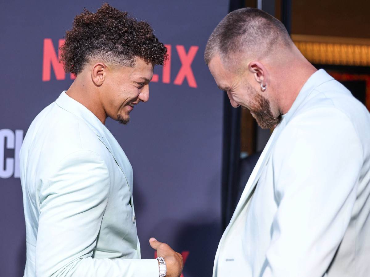 Patrick Mahomes’ outrageous reaction to Travis Kelce signing a record-breaking deal with the Chiefs breaks the internet