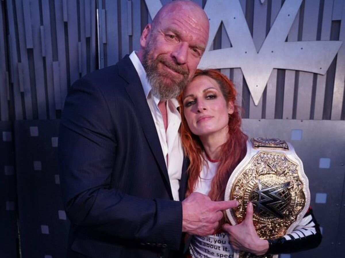 Triple H and Becky Lynch