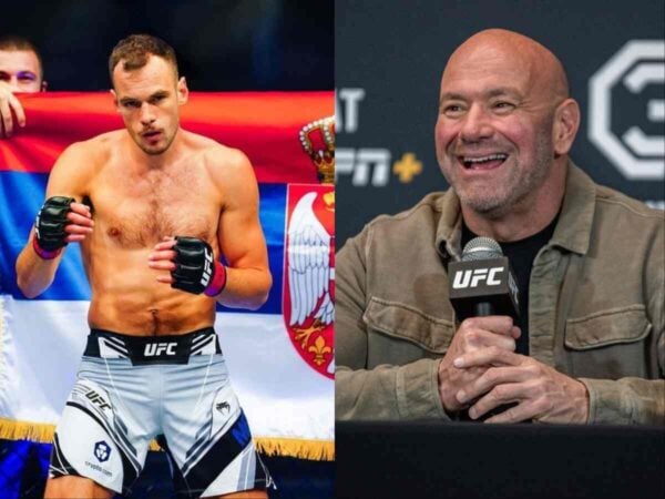 Uros Medic and Dana White