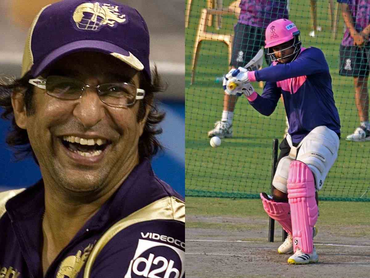 Wasim Akram and Sanju Samson