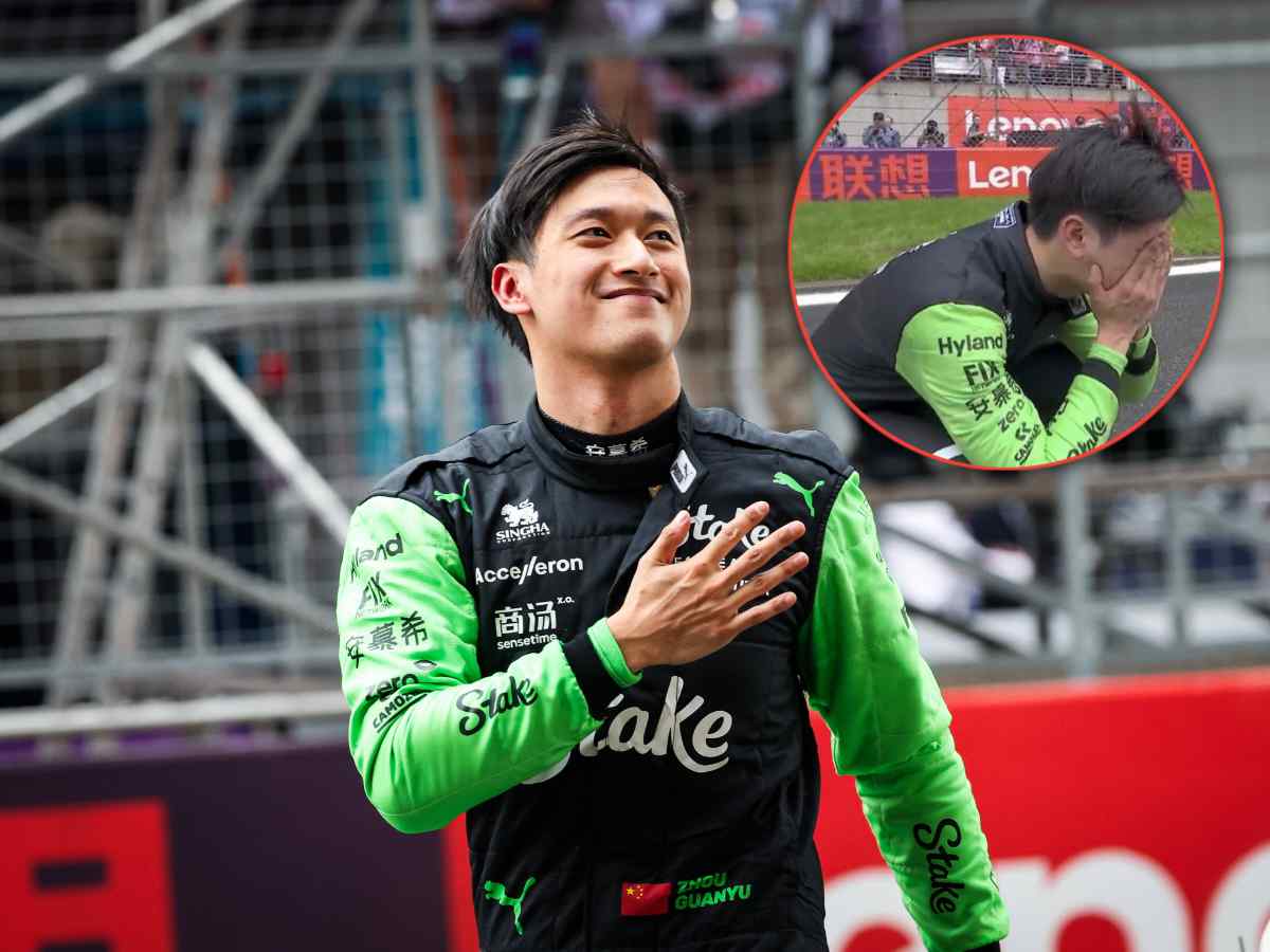 “Dreamt to be here,” Zhou Guanyu bursts into tears in front of home fans as the first Chinese driver to race in the Chinese GP