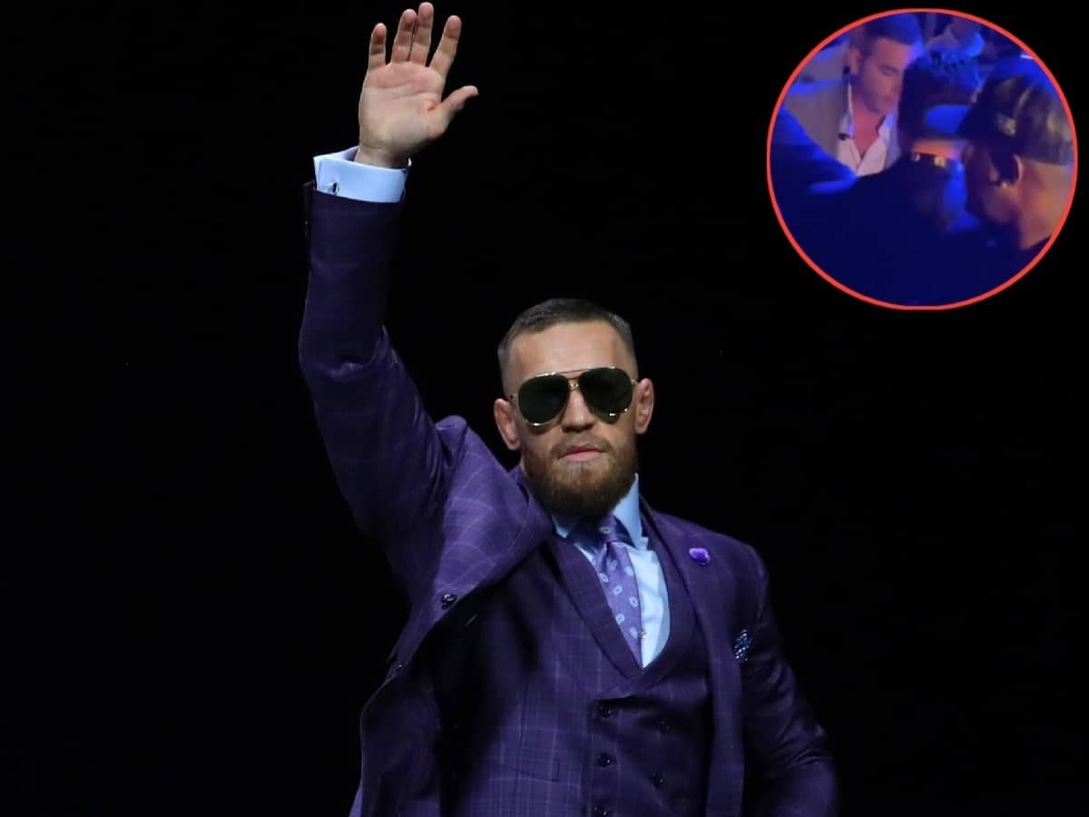 WATCH: Conor McGregor’s new promotion sees MASSIVE brawl erupt between influencer and cageside audience