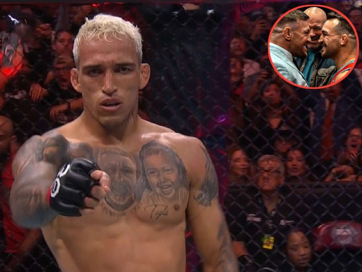 Charles Oliveira predicts the winner of Michael Chandler vs. Conor McGregor