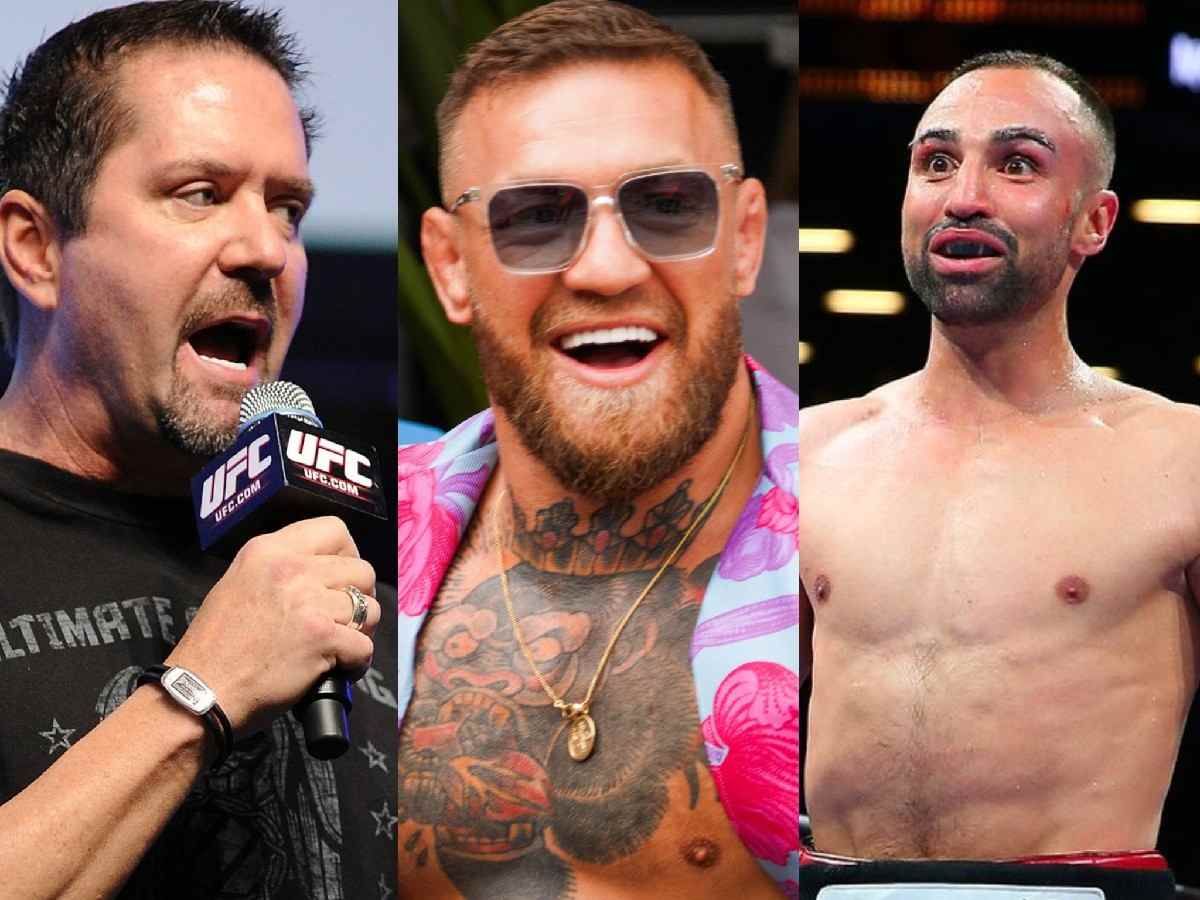 WATCH: Conor McGregor HILARIOUSLY reacts to return of legendary Mike Goldberg and loses it over Paulie Malignaggi