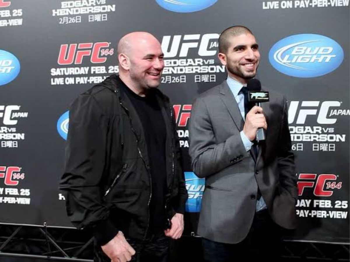 The long ongoing rivalry between Ariel Helwani and Dana White 