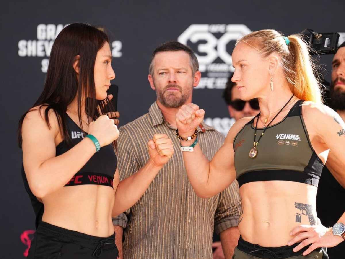 Alexa Grasso and Valentina Shevchenko reamin friendly