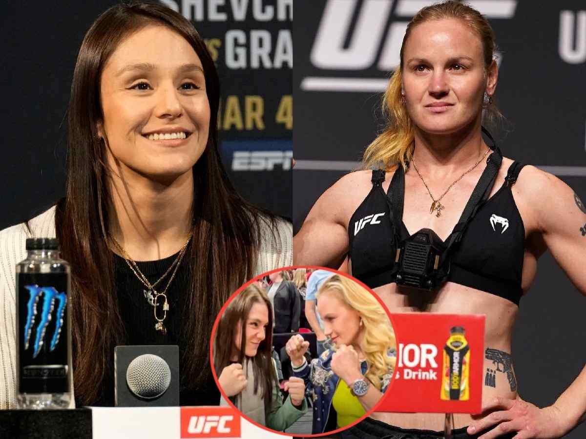 WATCH: UFC rivals Alexa Grasso and Valentina Shevchenko face off at NCAA women’s final four game