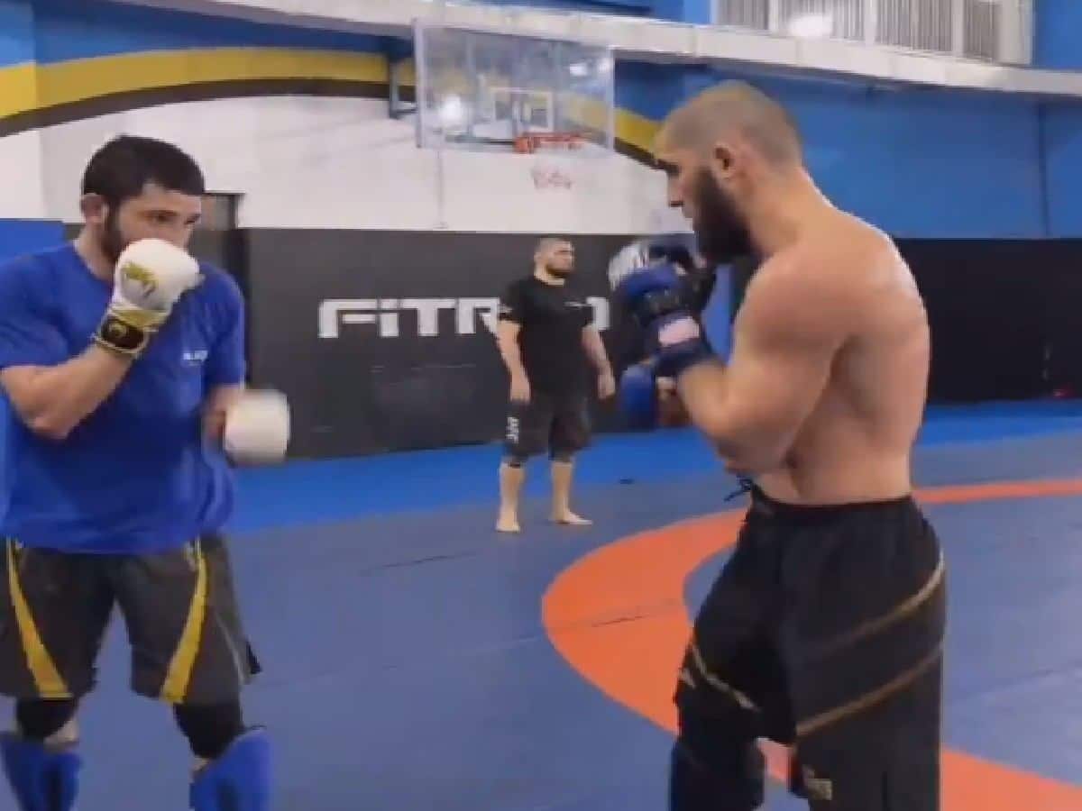 Fight fans react to Islam Makhachev's new training video