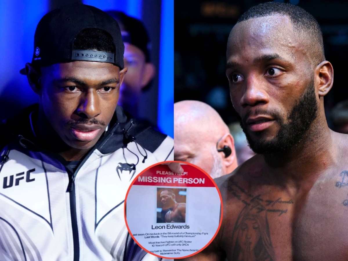 UFC 300 parking lot filled with ‘Missing’ fliers for Leon Edwards as Joaquin Buckley takes trolling to next level