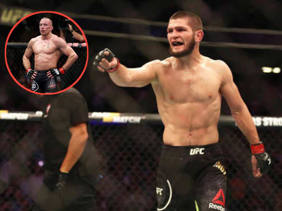 Khabib Nurmagomedov responds to Georges St-Pierre