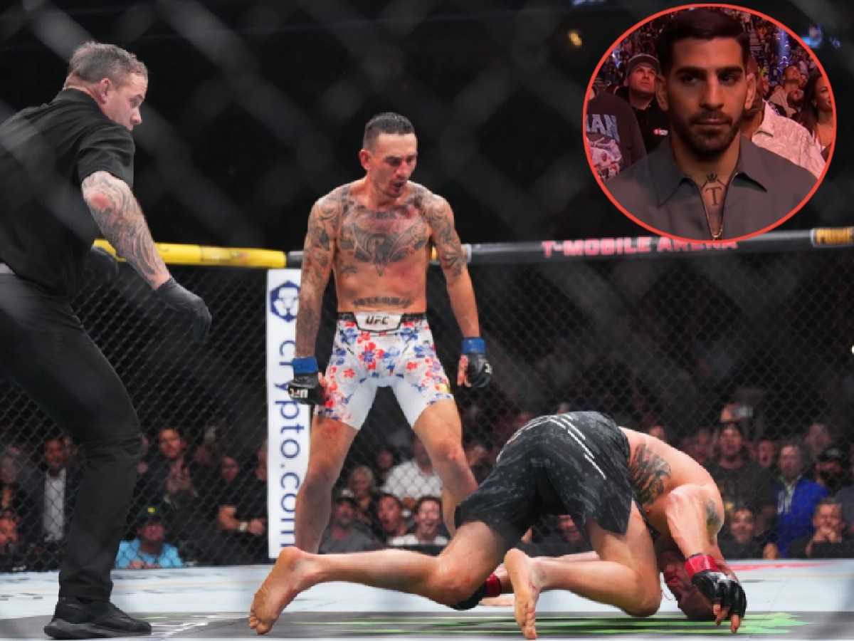 “Turned pale as ghost” – Ilia Topuria, Israel Adesanya, and other celebs left speechless after Max Holloway’s ‘BMF’ knockout; fans react