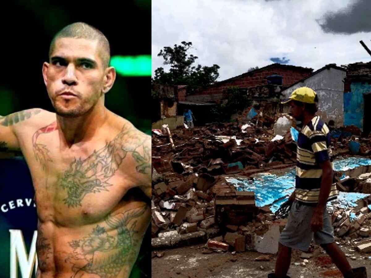 Alex Pereira donates $120,000 after flood hits Brazil