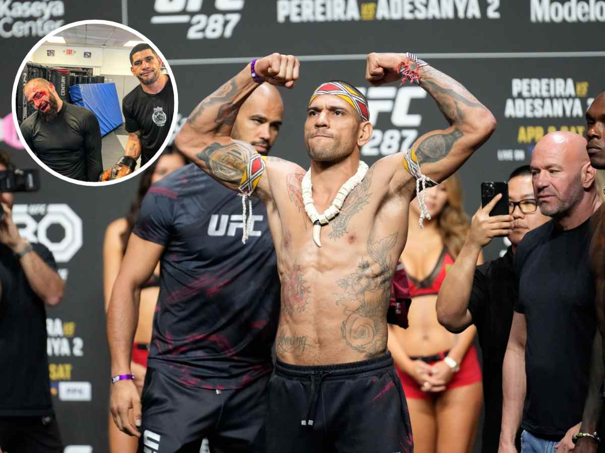 “This is not sparring!” – Fans shocked after witnessing the damage done by UFC champ Alex Pereira in a training session