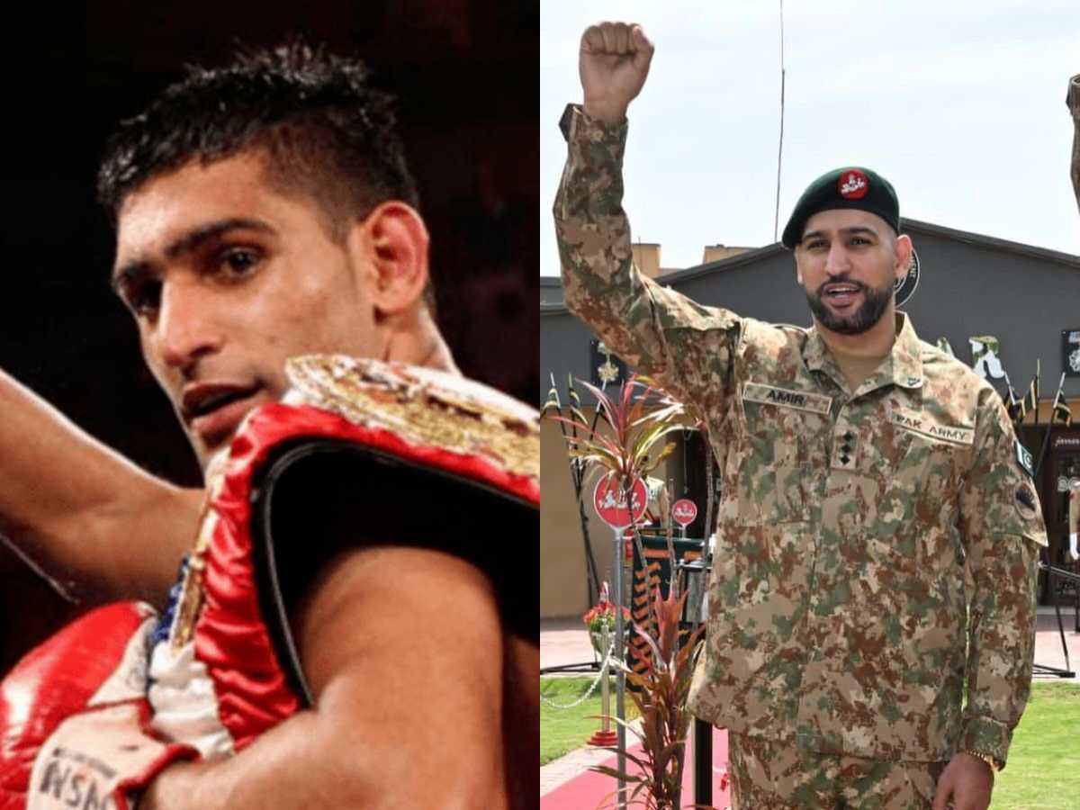 Former world champion Amir Khan becomes captain of the Pakistan army