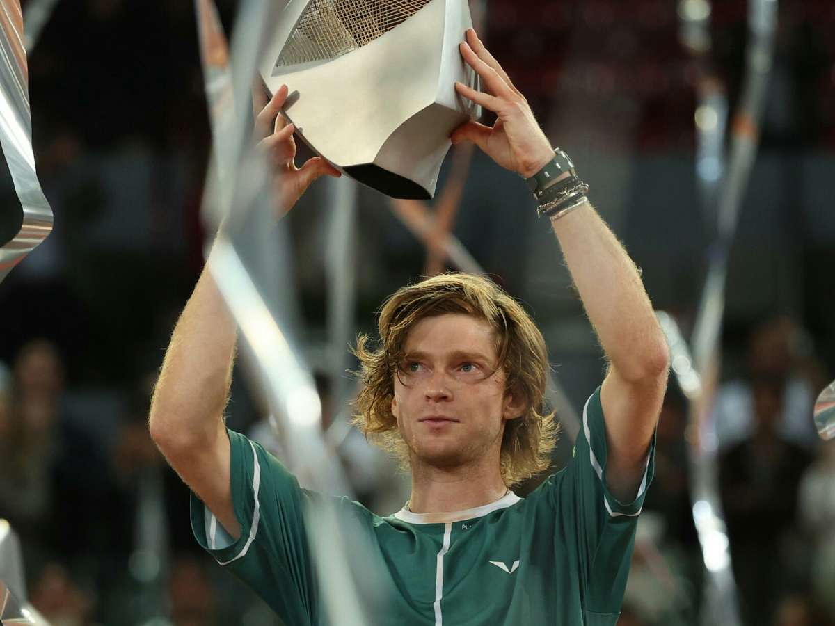 “It was a fairytale week,” Andrey Rublev proud of himself after battling illness to win maiden Madrid Open title