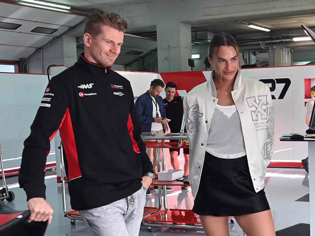 $20 million worth Tennis star Aryna Sabalenka spotted at Haas F1 Garage during Emilia Romagna GP