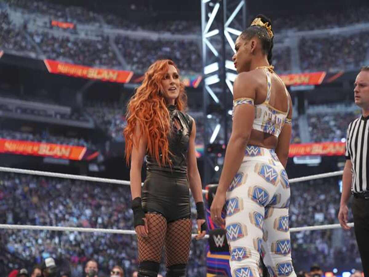 Becky Lynch and Bianca Belair 