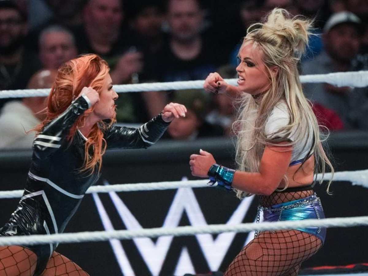 Becky Lynch and Liv Morgan engage in heated confrontation ahead of their clash at King and Queen of the Ring