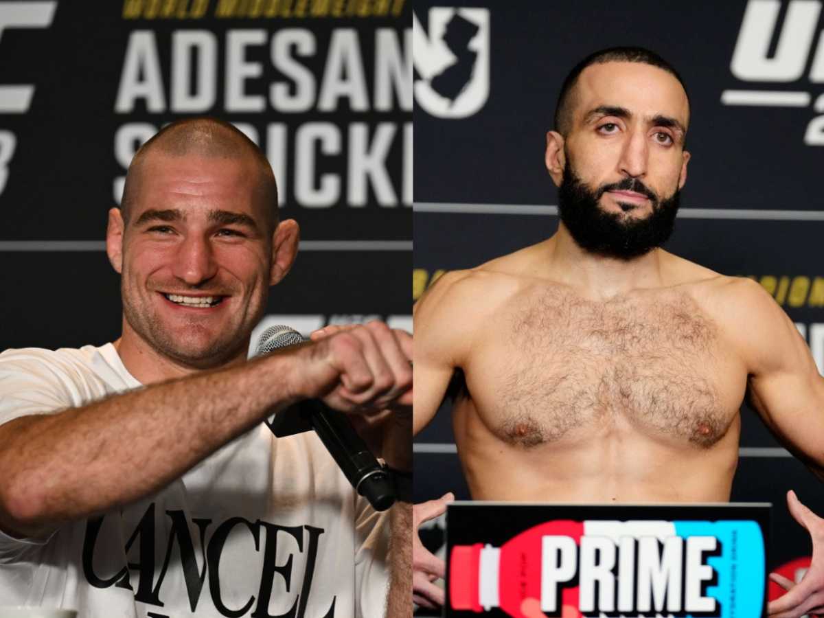 “If he sees homeless man…he’s gonna walk out with a gun” – Belal Muhammad RIPS controversial Sean Strickland for uncalled jab