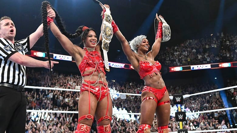 Bianca Belair and Jade Cargill (