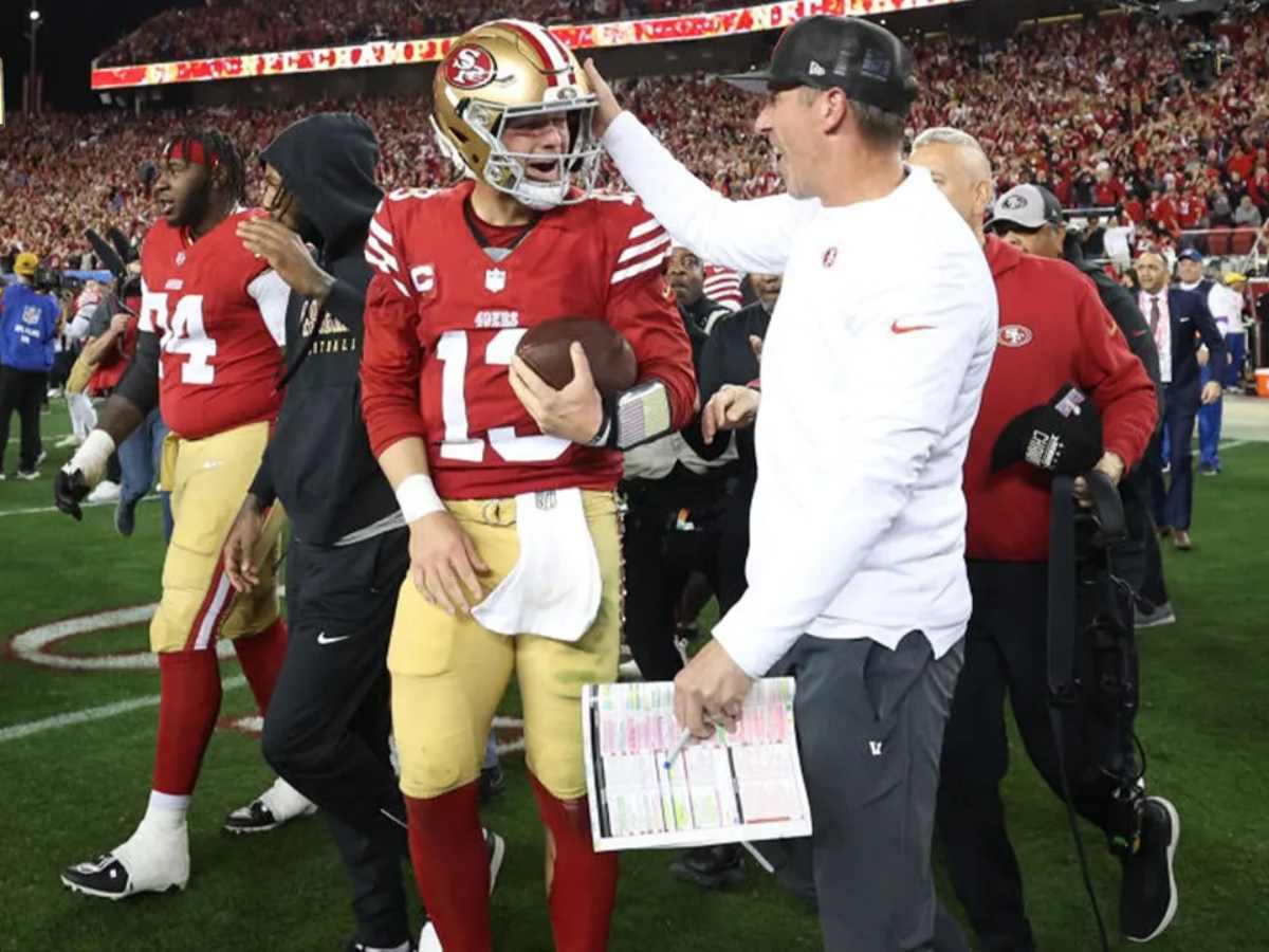 Jason Mcintyre picks 49ers to stop Patrick Mahomes' Chiefs three-peat and win the Super Bowl Kyle Shanahan
