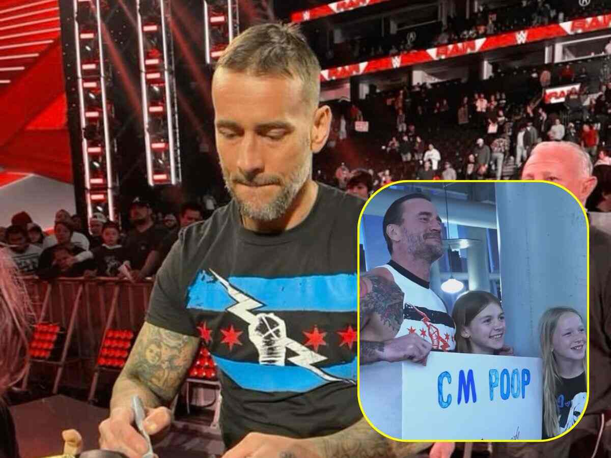 WATCH: CM Punk reacts to young female fan’s “CM P**P” sign on Raw