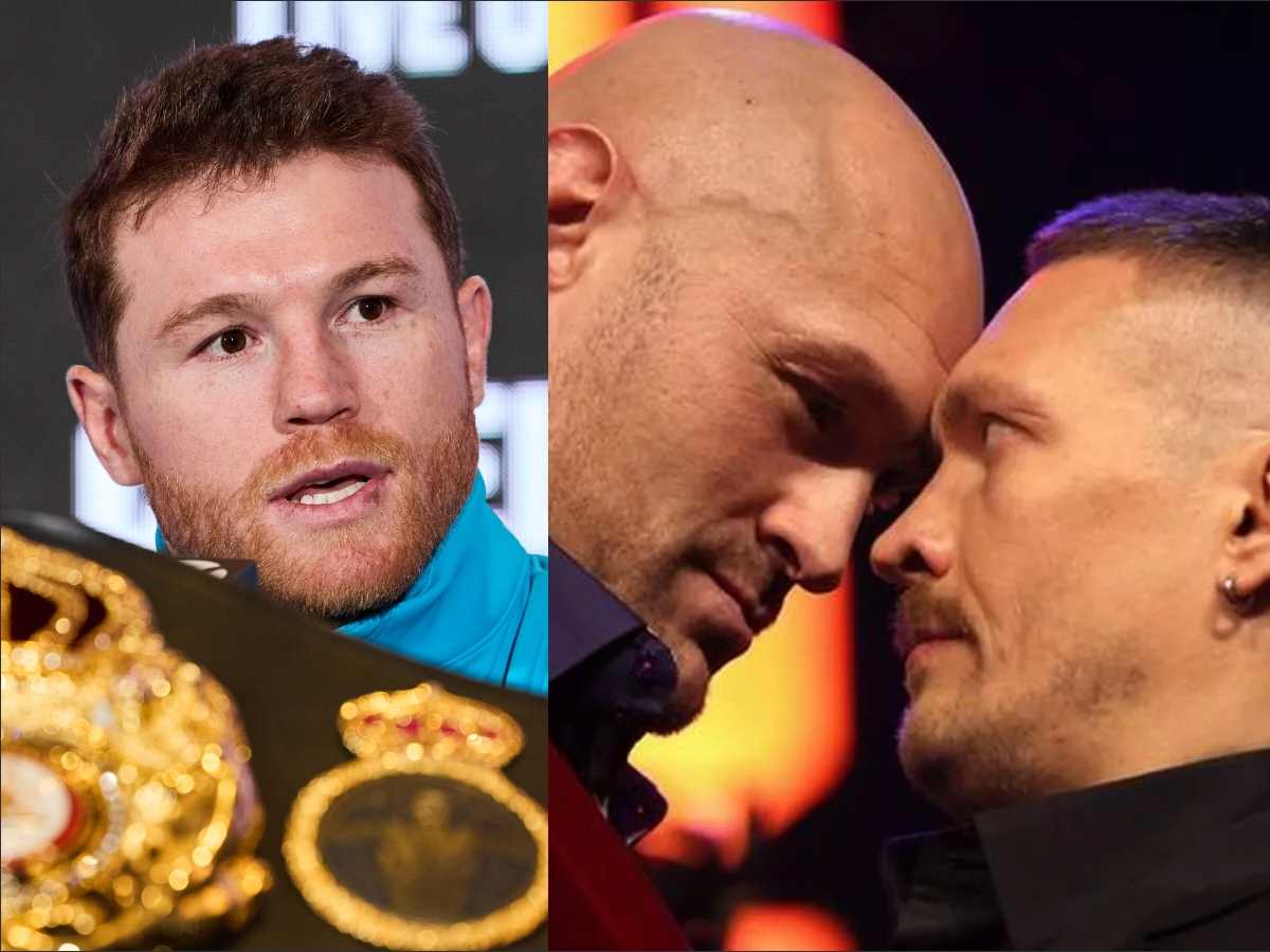 “Fury is gonna win!” Canelo Alvarez makes a bold prediction ahead of the undisputed heavyweight clash between Tyson Fury and Oleksandr Usyk