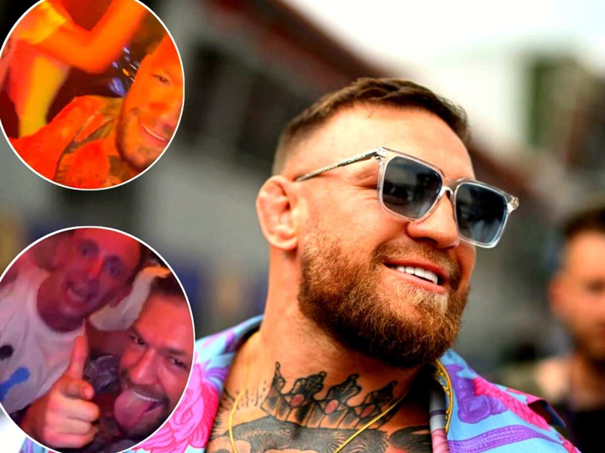 WATCH: Conor McGregor goes WILD with partner Dee at club weeks before much-anticipated comeback