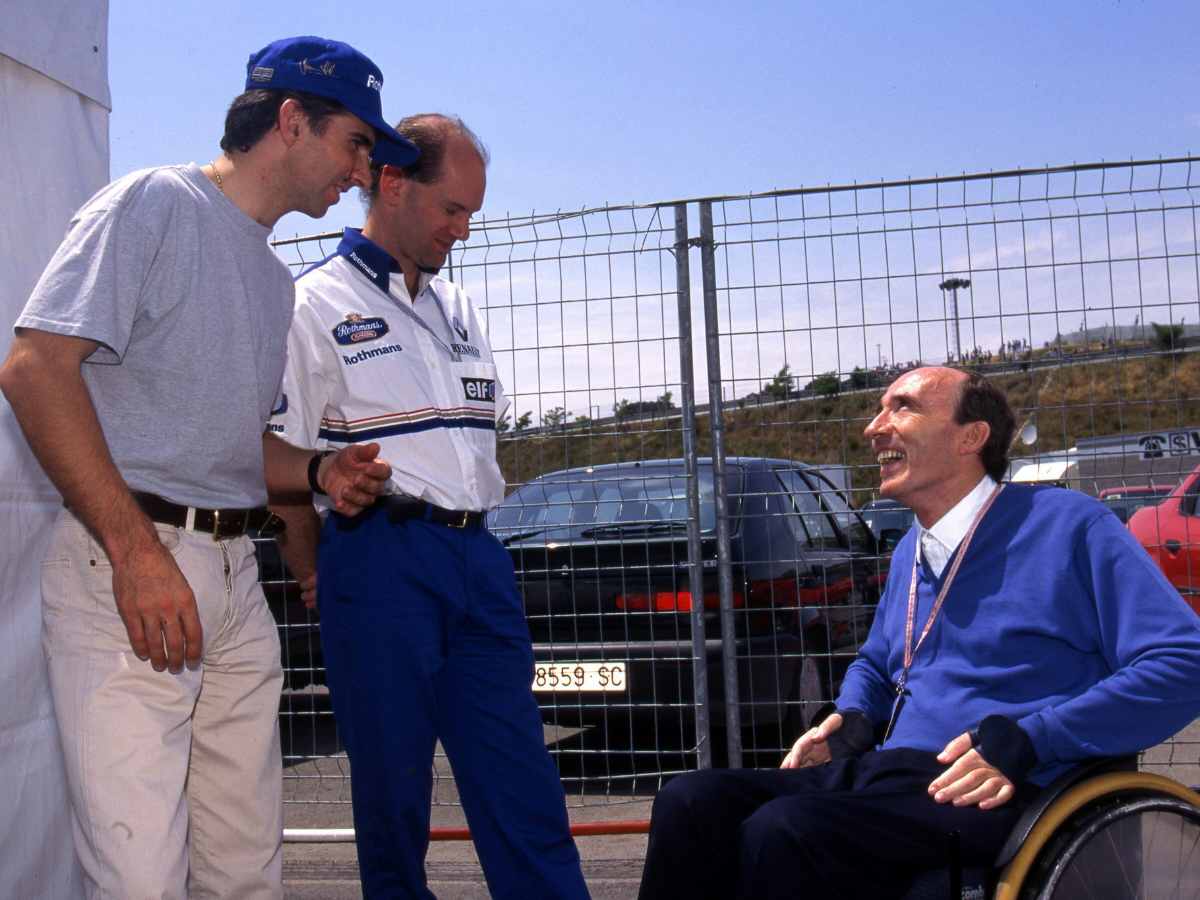 Damon Hill, Adrian Newey and Sir Frank Williams