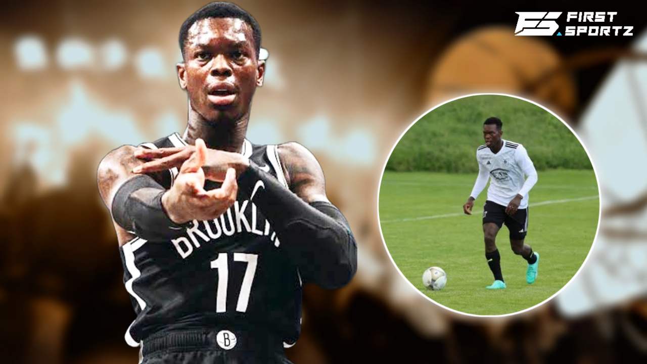 “He’s finding a new profession!” – Fans go WILD as Nets’ Dennis Schroder makes surprise soccer debut 