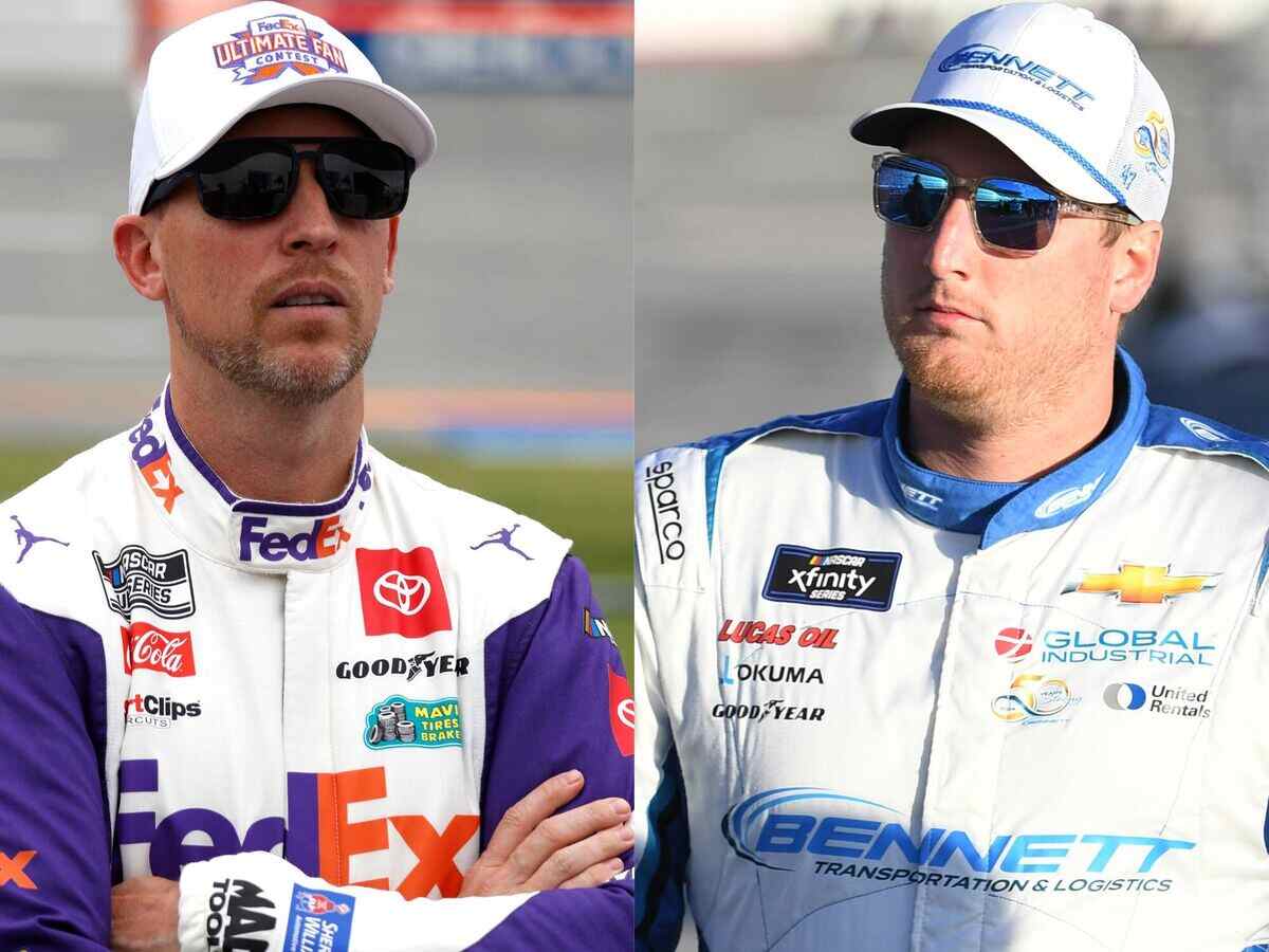 Denny Hamlin SLAMS Austin Hill’s crew for “boxing him” during Kansas pit drama