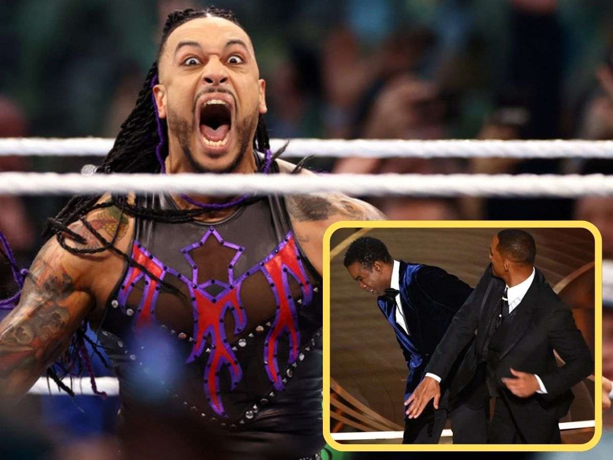 Top WWE Superstar threatens to channel his inner Will Smith and slap Damian Priest across the face if he mentions his wife once again 