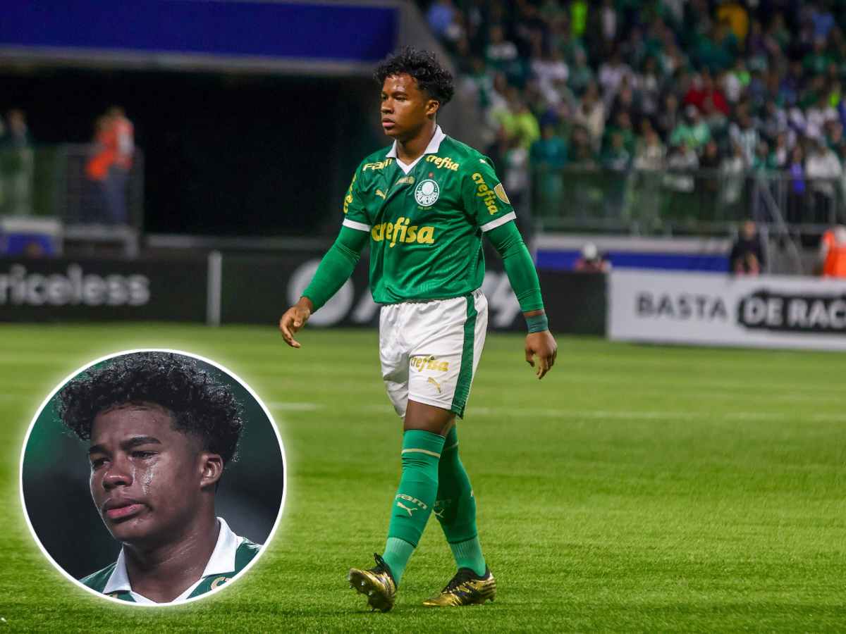 Endrick left in tears before his final game at Palmeiras as he’s set to join Real Madrid in summer