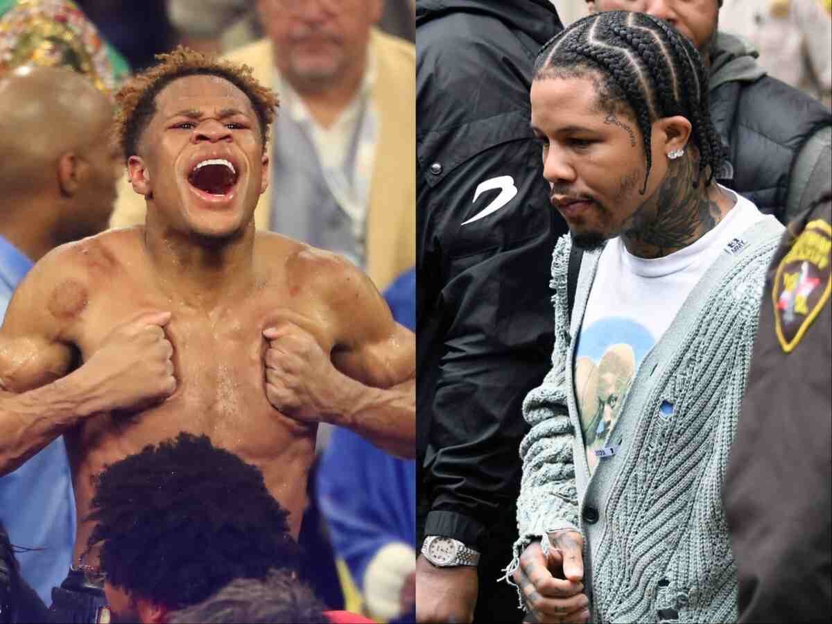 “I made you and your team dip out” – Gervonta Davis reveals pictures of confronting Devin Haney and team in real life