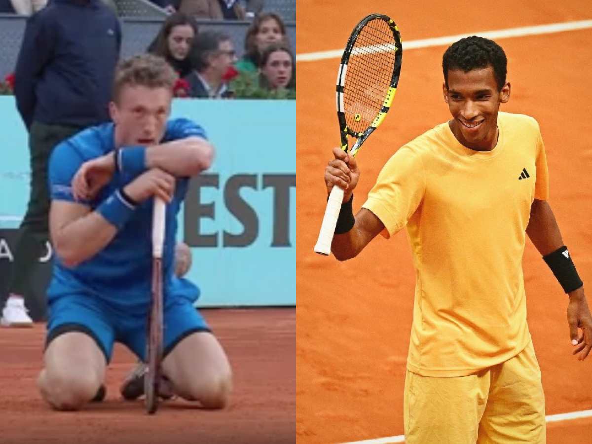 “I don’t know if it’s ever happened,” Felix Auger-Aliassime gets his 3rd walkover in Madrid as unfortunate Jiri Lehecka is forced to retire