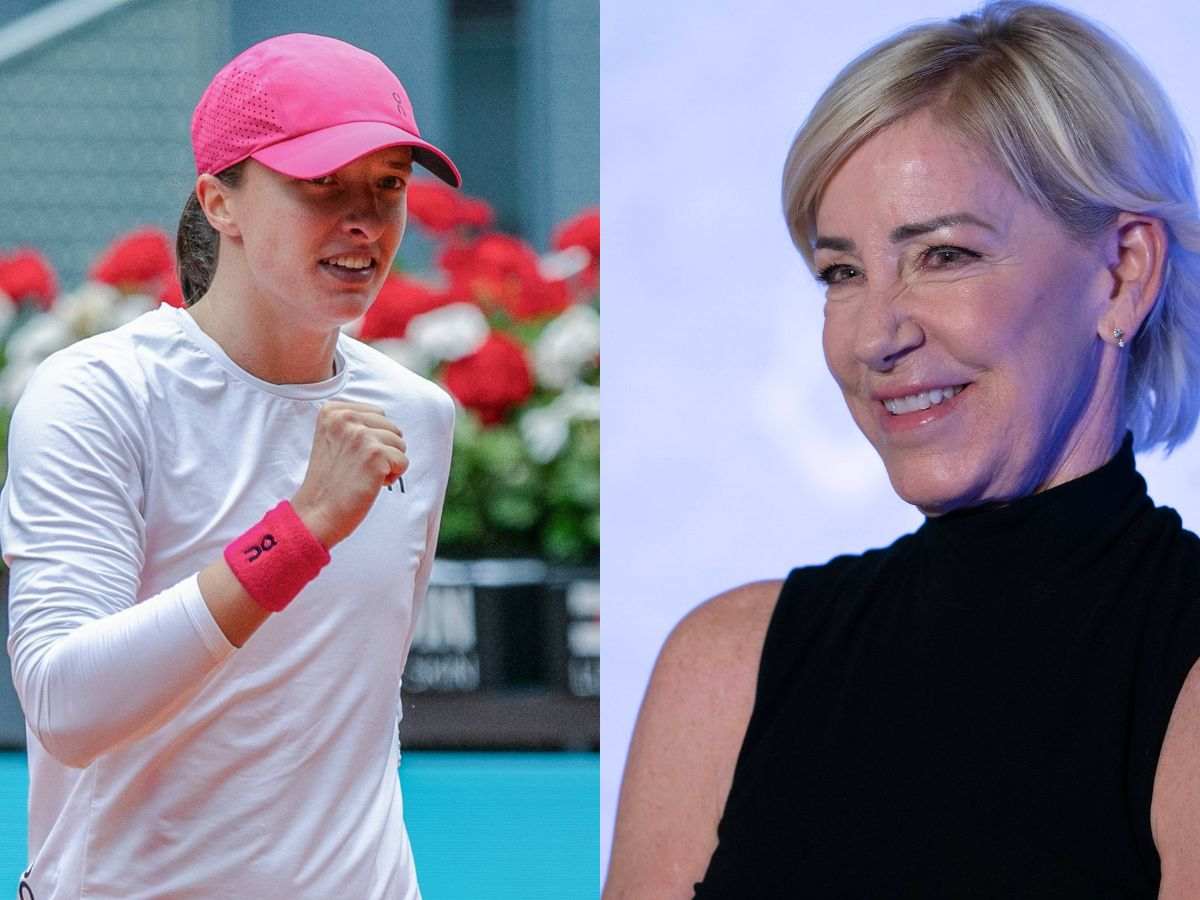 Tennis legend Chris Evert backs Iga Swiatek to break the record for most women’s titles won at Roland Garros