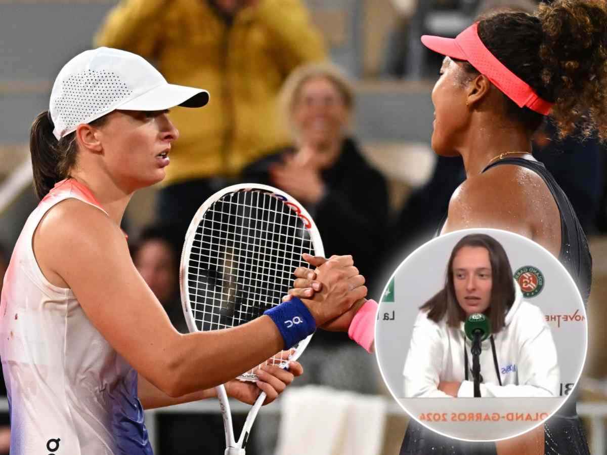 WATCH: “Maybe I was crying because there are cameras,” Iga Swiatek reveals the reason behind her emotional breakdown after match against Naomi Osaka at Roland Garros