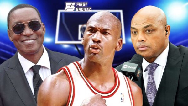 Isiah Thomas, Michael Jordan and Charles Barkley