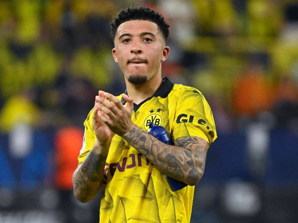 “This dude is so s**t at coaching”- Jadon Sancho’s game-winning performance against PSG in Champions League semifinal has fans raising doubts over Erik ten Hag’s credibility