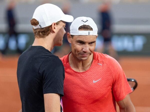 Jannik Sinner and Rafael Nadal