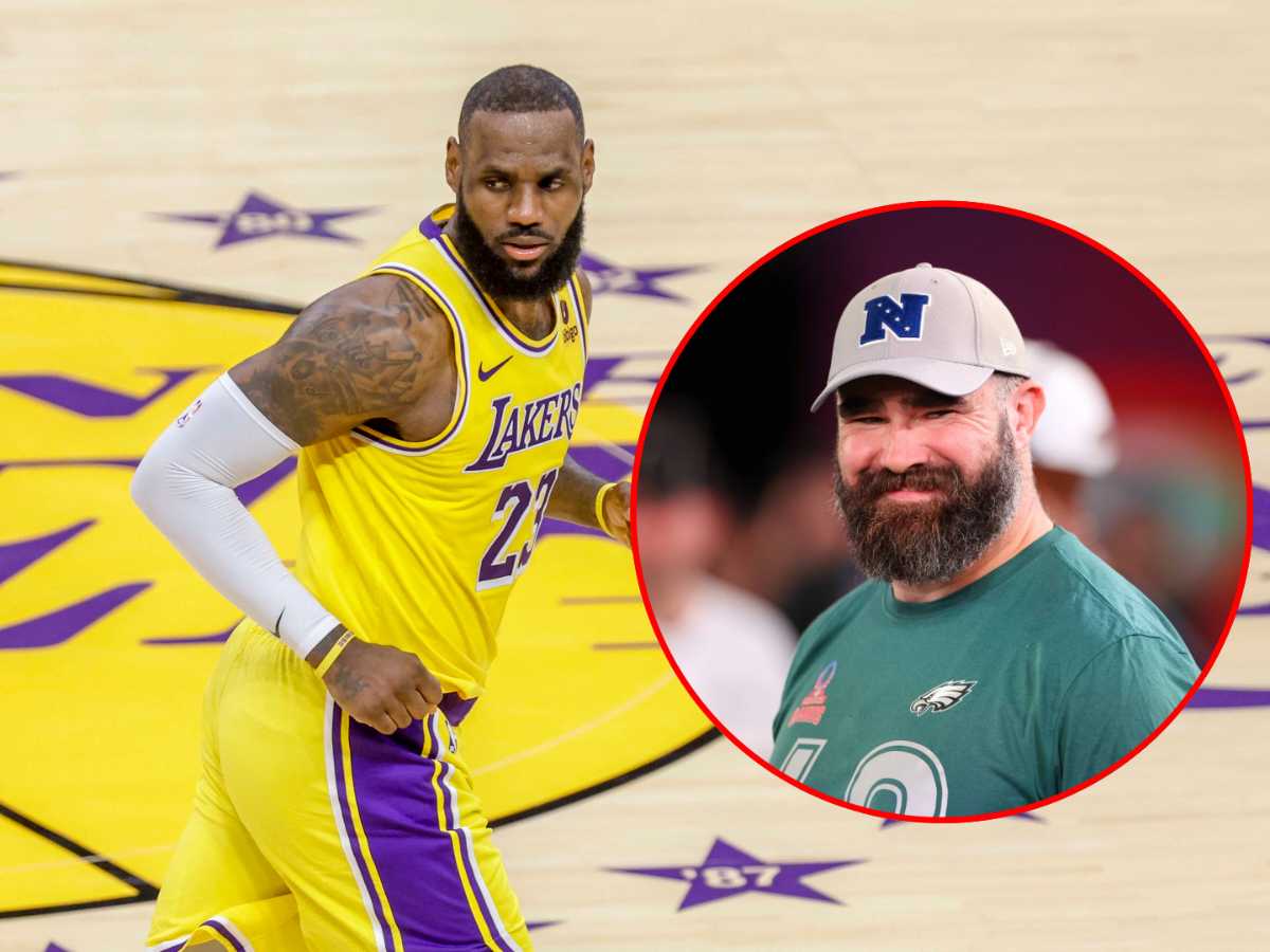 Jason Kelce has a wild take involving LeBron James in the ‘heated’ NFL vs. NBA debate