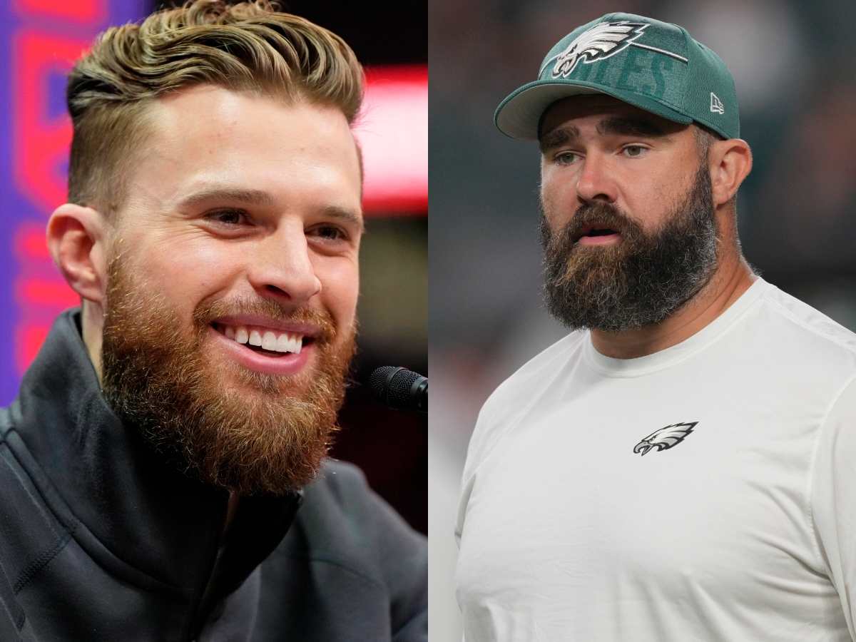 Jason Kelce attempts to defend himself from people attacking him over his dicey views about Harrison Butker’s controversial speech