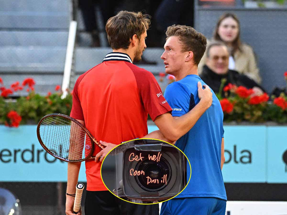 WATCH: “Very Classy” Jiri Lehecka’s heartwarming message for an injured Daniil Medvedev goes viral, fans react